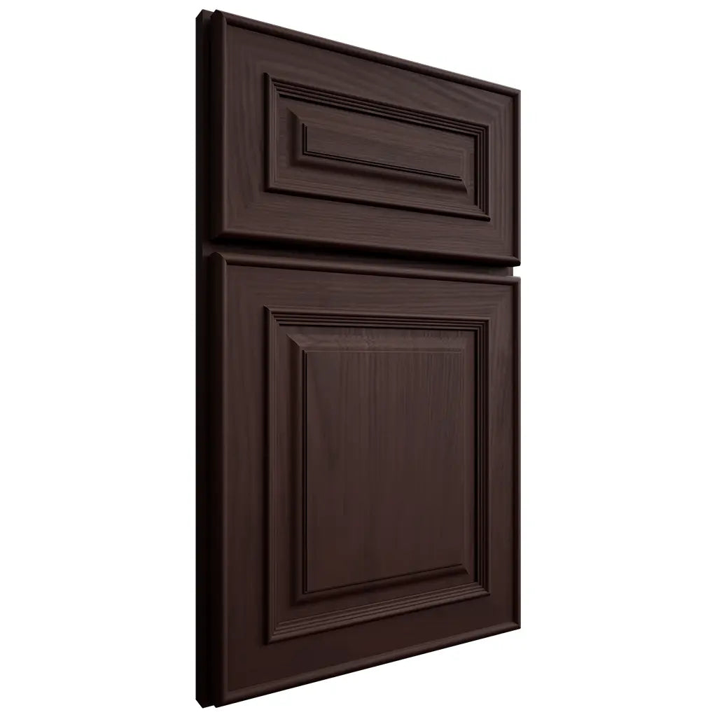 Shiloh Cabinetry Full Overlay Portland Alder Plain Cut Bistre Door