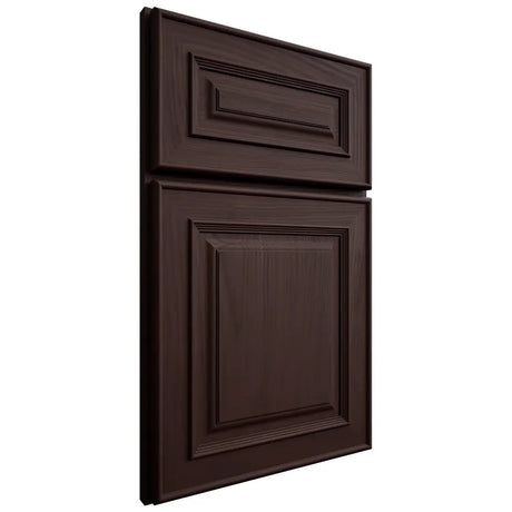 Shiloh Cabinetry Full Overlay Portland Alder Plain Cut Bistre Door