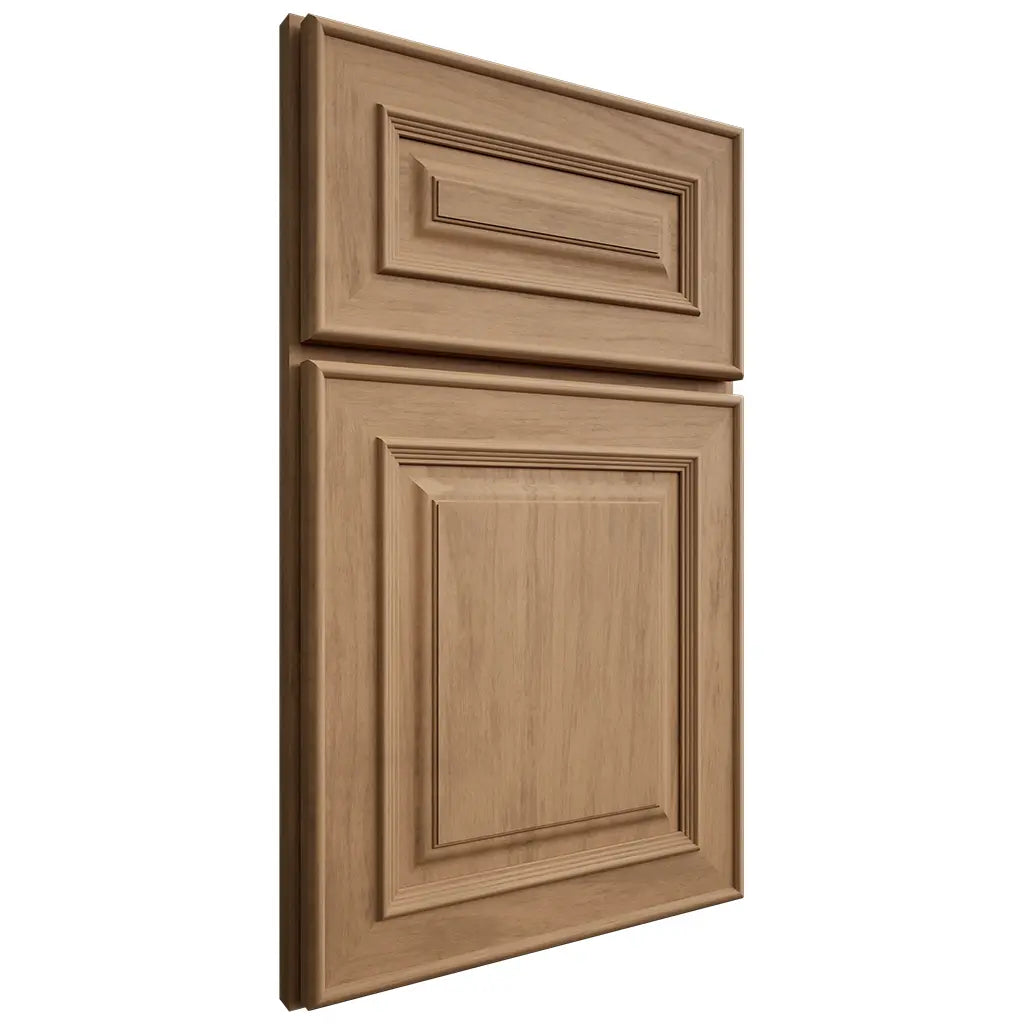 Shiloh Cabinetry Full Overlay Portland Alder Plain Cut Dusty Road Door