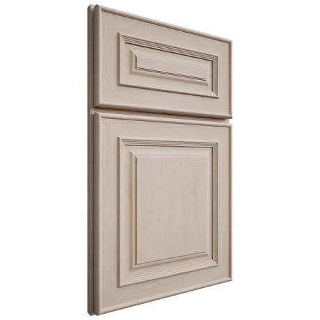 Shiloh Cabinetry Full Overlay Portland Alder Plain Cut White Sands Door