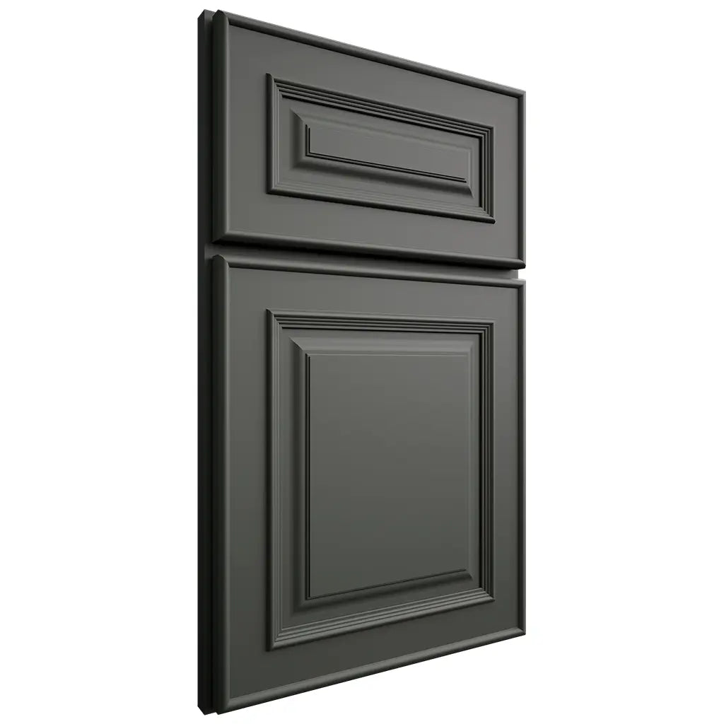 Shiloh Cabinetry Full Overlay Portland Paintable Pewter Green Door