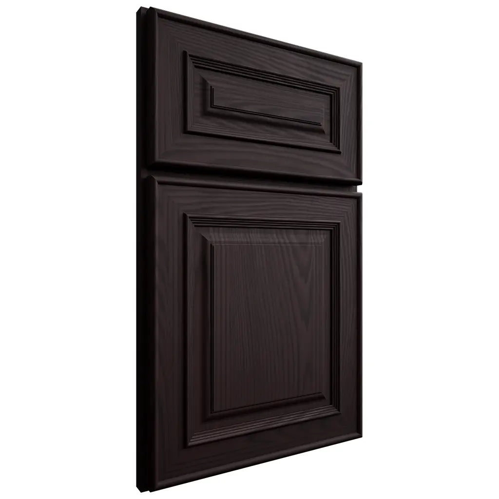 Shiloh Cabinetry Full Overlay Portland Red Oak Plain Cut Espresso Door