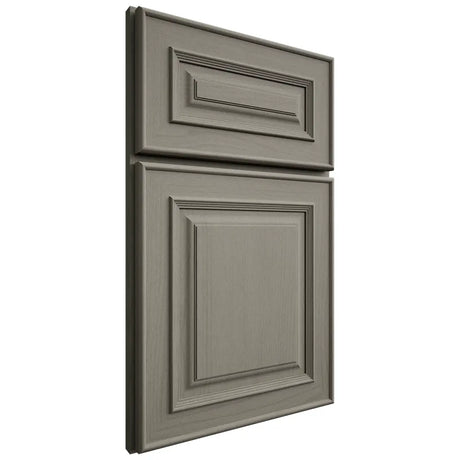 Shiloh Cabinetry Full Overlay Portland Walnut Plain Cut Thyme Door