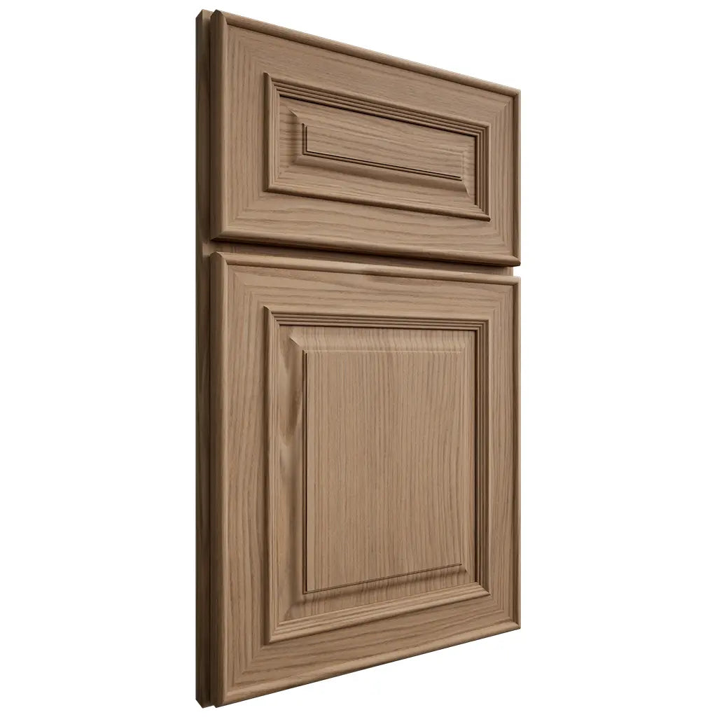 Shiloh Cabinetry Full Overlay Portland White Oak Plain Cut Natural Door