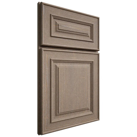 Shiloh Cabinetry Full Overlay Portland White Oak Quarter Sawn Almond Door