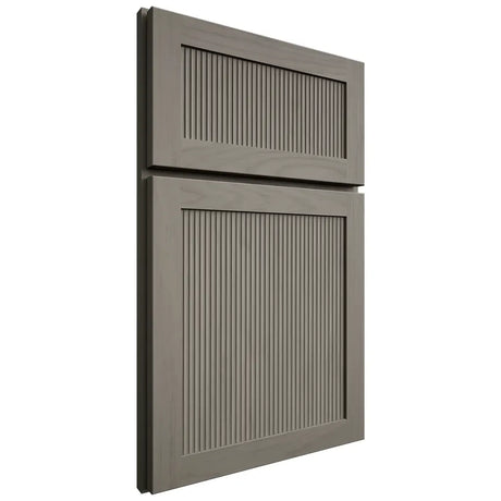 Shiloh Cabinetry Full Overlay Reeded Malibu Alder Plain Cut Thyme Door
