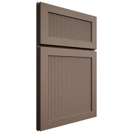 Shiloh Cabinetry Full Overlay Reeded Malibu Maple Plain Cut Rockbridge Door