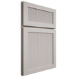 Shiloh Cabinetry Full Overlay Reeded Malibu Paintable Amazing Gray Door