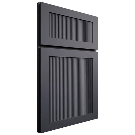 Shiloh Cabinetry Full Overlay Reeded Malibu Paintable Outerspace Door