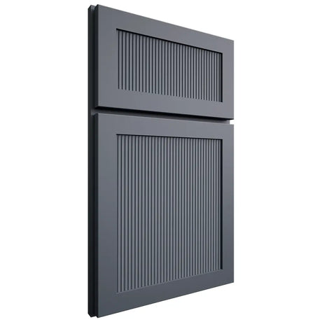 Shiloh Cabinetry Full Overlay Reeded Malibu Paintable Slate Tile Door