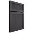 Shiloh Cabinetry Full Overlay Reeded Malibu Poplar Plain Cut Cadet Door