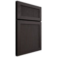 Shiloh Cabinetry Full Overlay Reeded Malibu Poplar Plain Cut Carbon Door