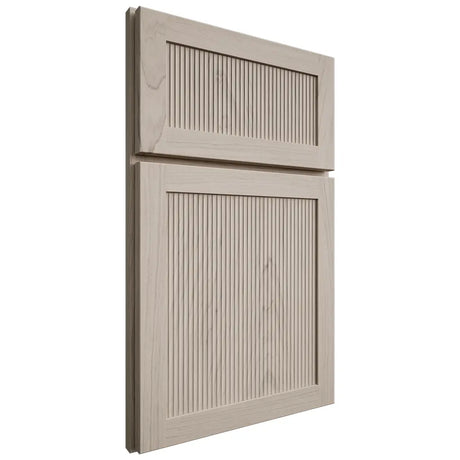 Shiloh Cabinetry Full Overlay Reeded Malibu Poplar Plain Cut Seagull Door