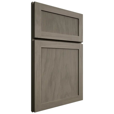 Shiloh Cabinetry Full Overlay Reeded Malibu Poplar Plain Cut Sterling Door