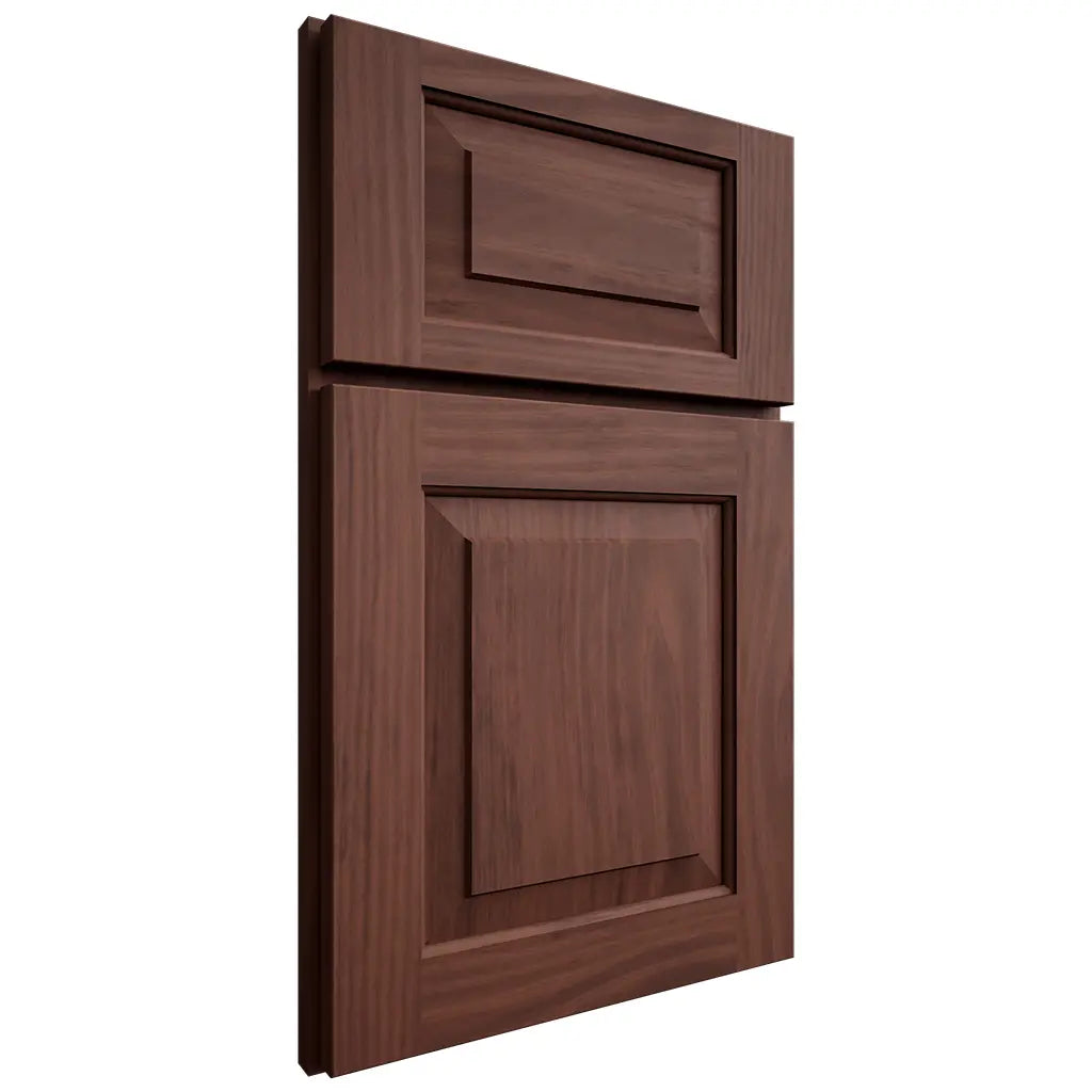 Shiloh Cabinetry Full Overlay Richmond Cherry Plain Cut Bourbon Door