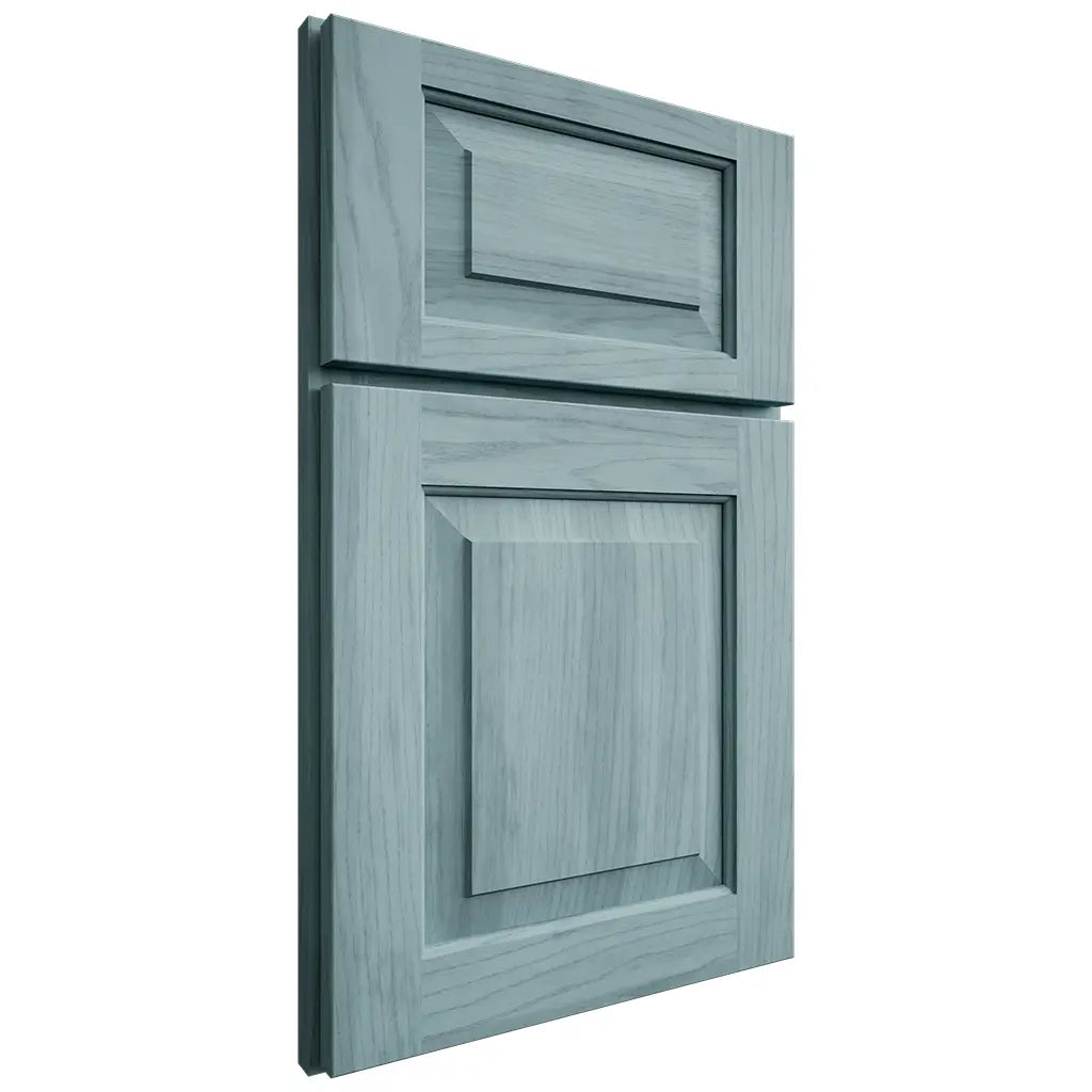 Shiloh Cabinetry Full Overlay Richmond Hickory Plain Cut Sky Door