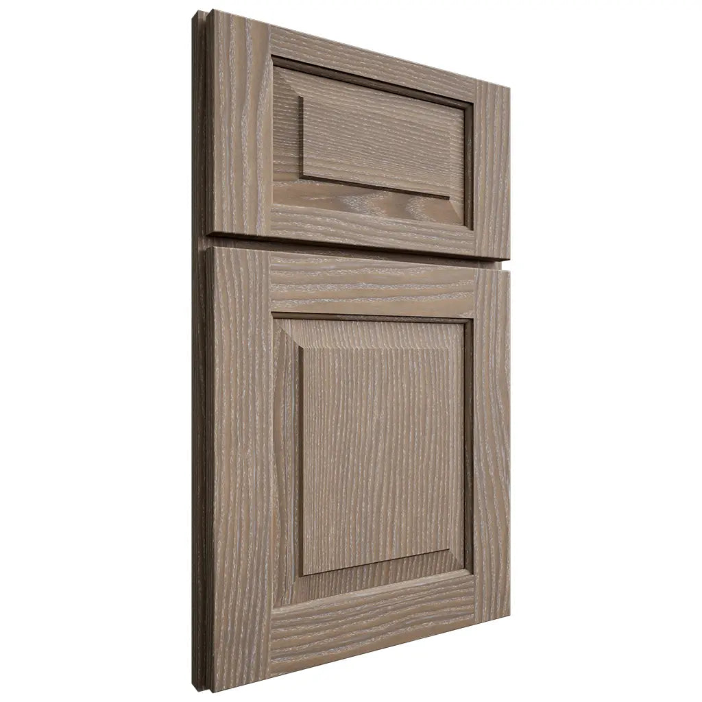 Shiloh Cabinetry Full Overlay Richmond White Oak Plain Cut Almond Door