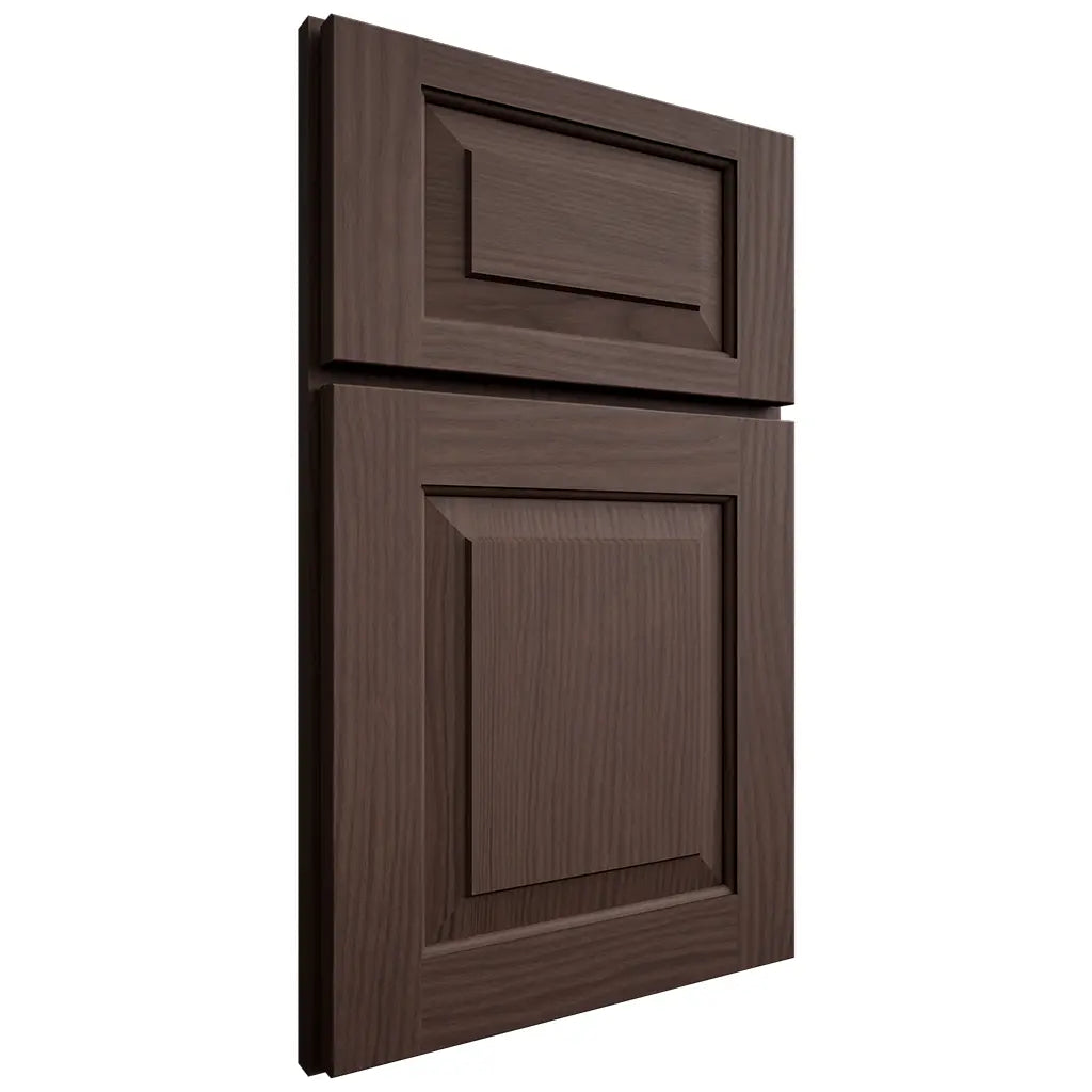 Shiloh Cabinetry Full Overlay Richmond White Oak Plain Cut Dusk Door