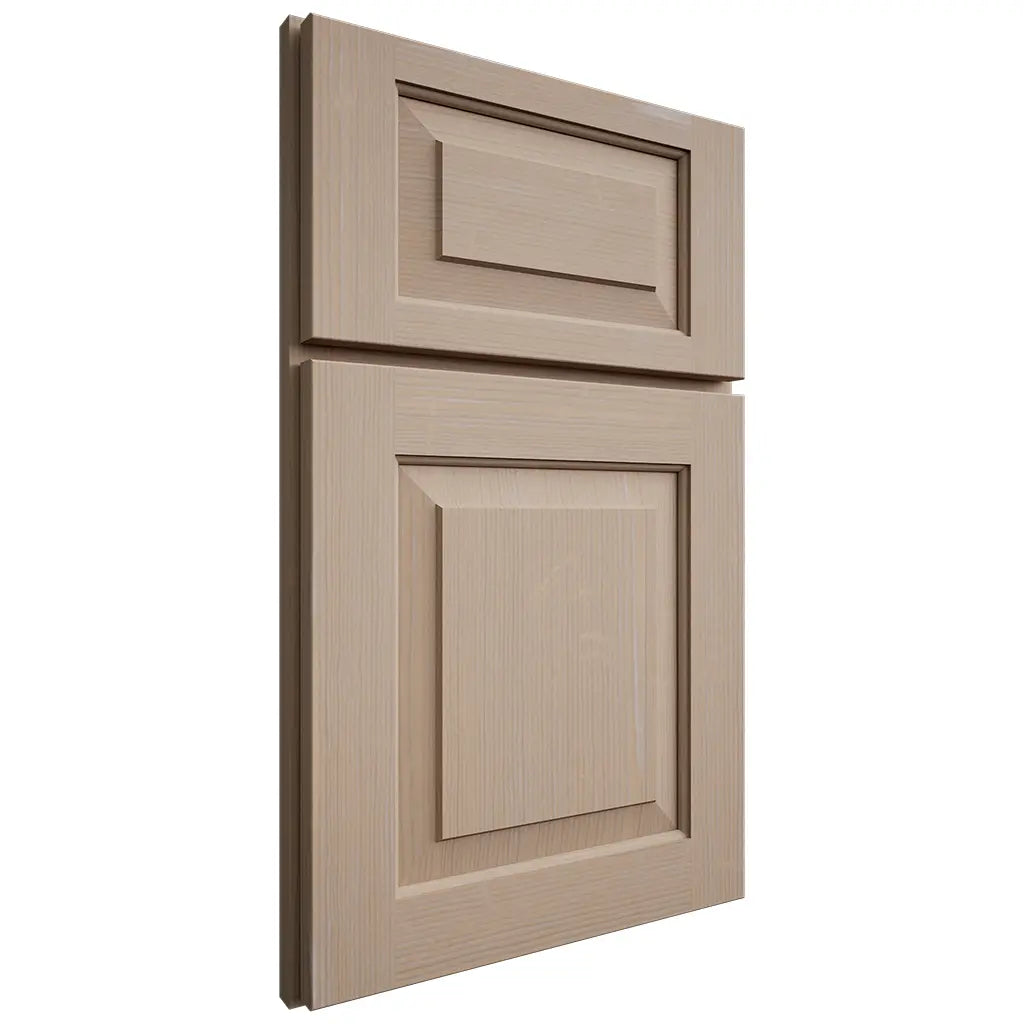 Shiloh Cabinetry Full Overlay Richmond White Oak Quarter Sawn Straw Door