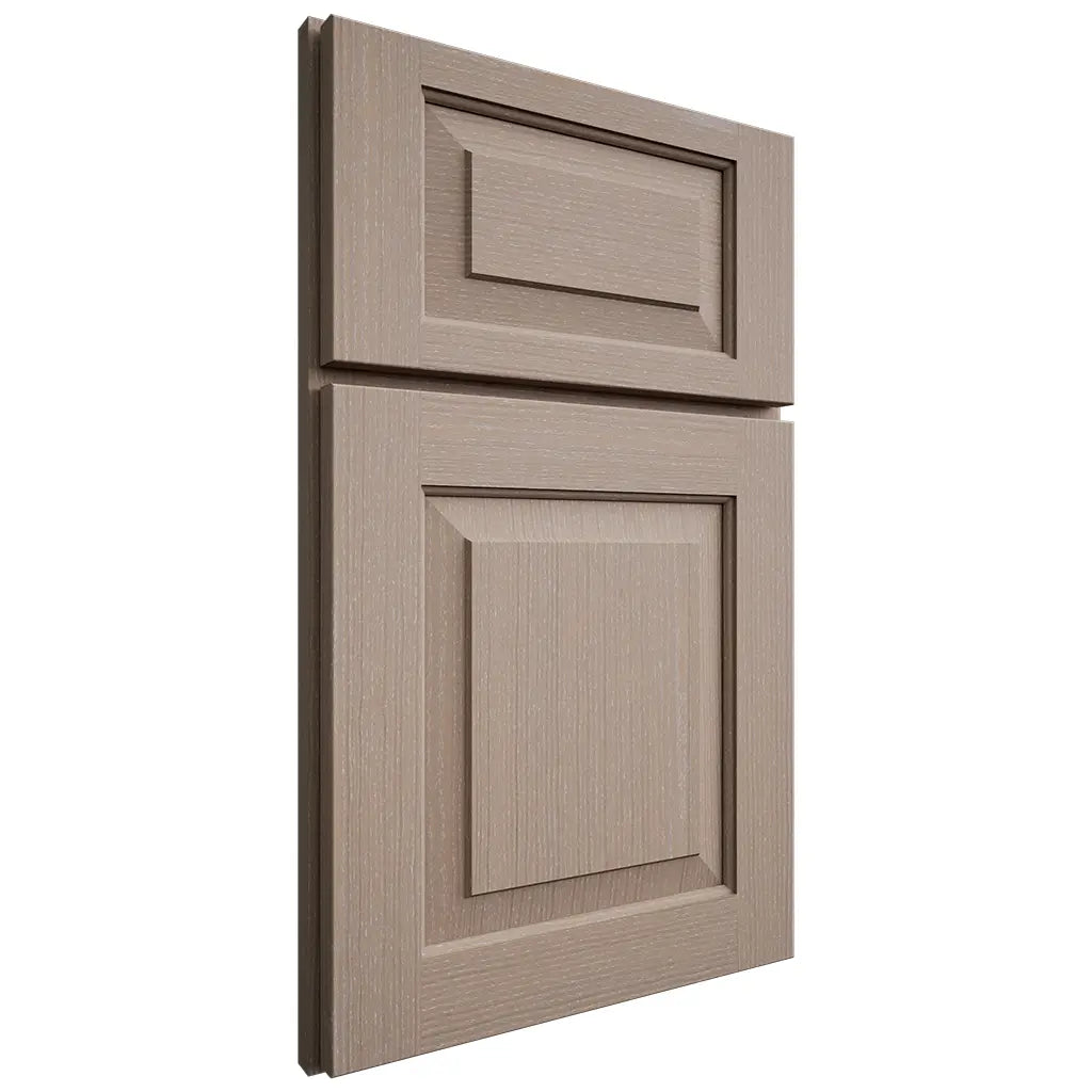 Shiloh Cabinetry Full Overlay Richmond White Oak Quarter Sawn Whitewash Door
