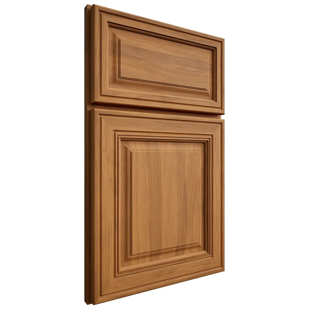 Shiloh Cabinetry Full Overlay Savannah Hickory Plain Cut Medium Door