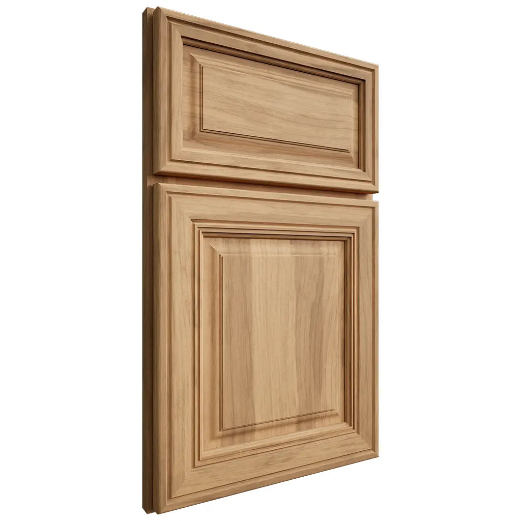 Shiloh Cabinetry Full Overlay Savannah Hickory Plain Cut Natural Door