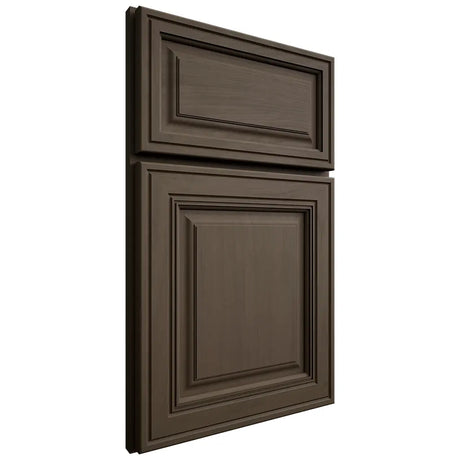 Shiloh Cabinetry Full Overlay Savannah Maple Plain Cut Perfect Brown Door