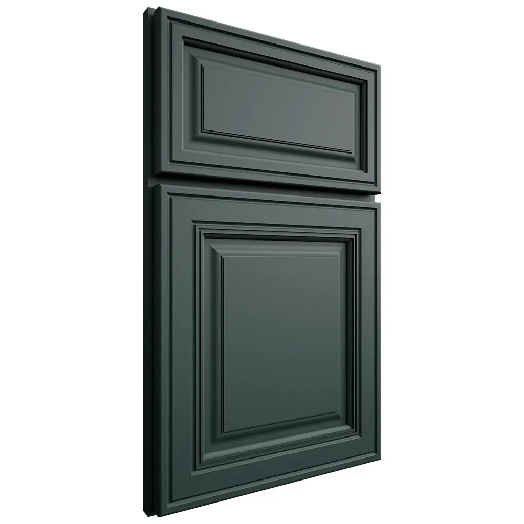 Shiloh Cabinetry Full Overlay Savannah Paintable Billiard Green Door