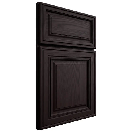 Shiloh Cabinetry Full Overlay Savannah Red Oak Plain Cut Espresso Door