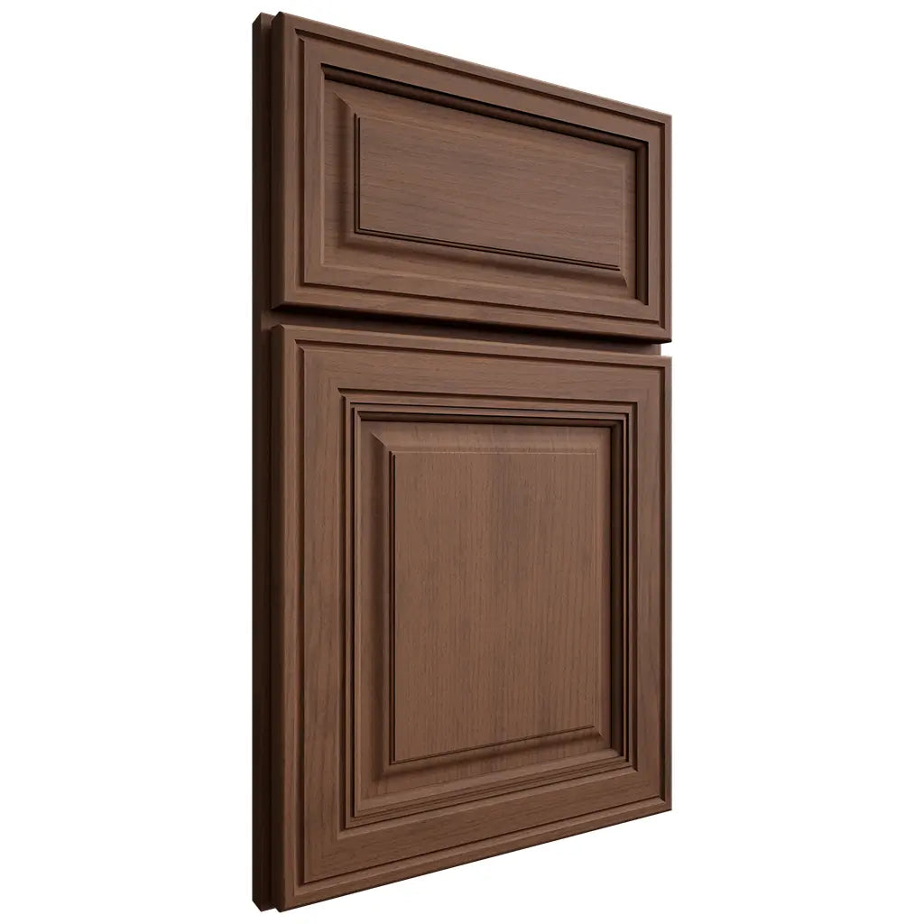 Shiloh Cabinetry Full Overlay Savannah Walnut Plain Cut Natural Door