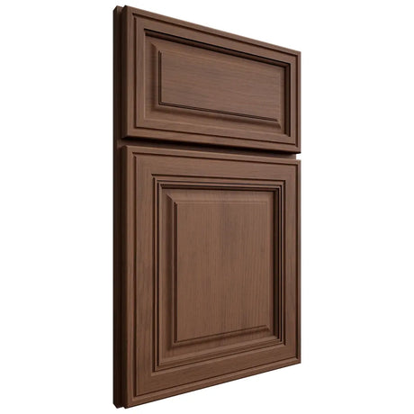 Shiloh Cabinetry Full Overlay Savannah Walnut Plain Cut Natural Door