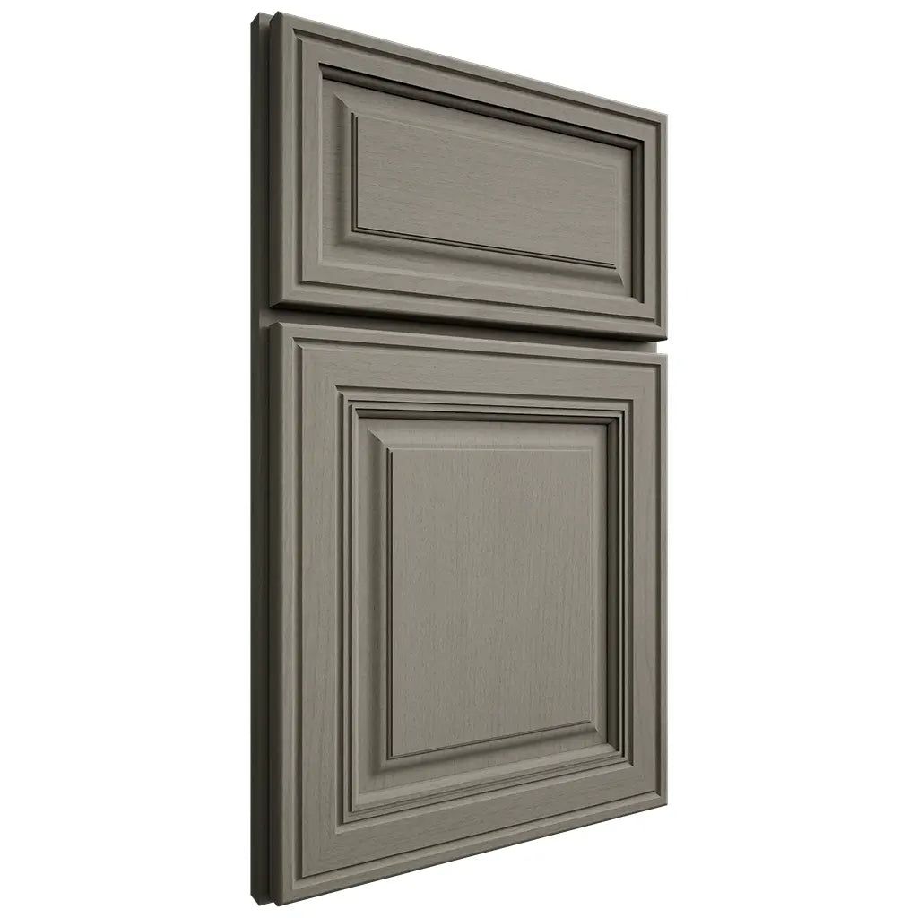 Shiloh Cabinetry Full Overlay Savannah Walnut Plain Cut Thyme Door