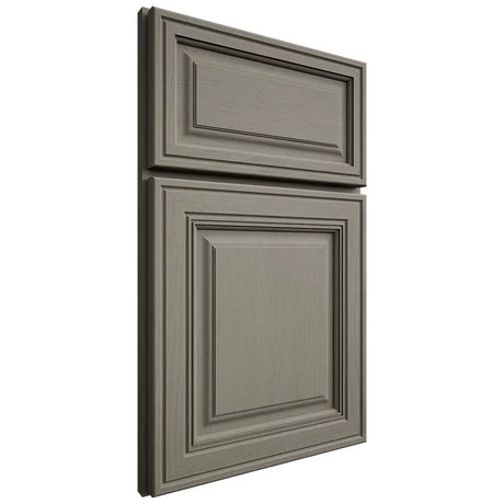 Shiloh Cabinetry Full Overlay Savannah Walnut Plain Cut Thyme Door