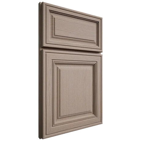 Shiloh Cabinetry Full Overlay Savannah White Oak Plain Cut Whitewash Door