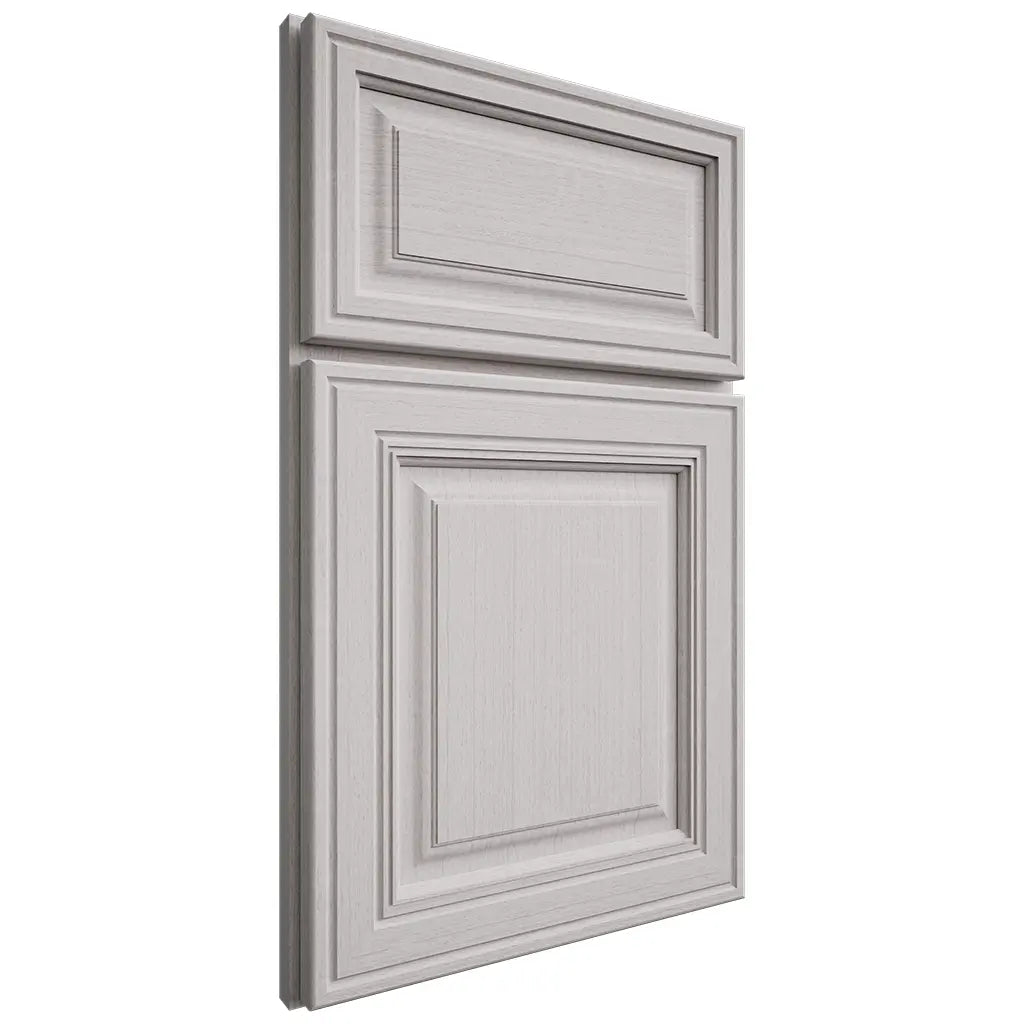 Shiloh Cabinetry Full Overlay Savannah White Oak Quarter Sawn Cotton Door