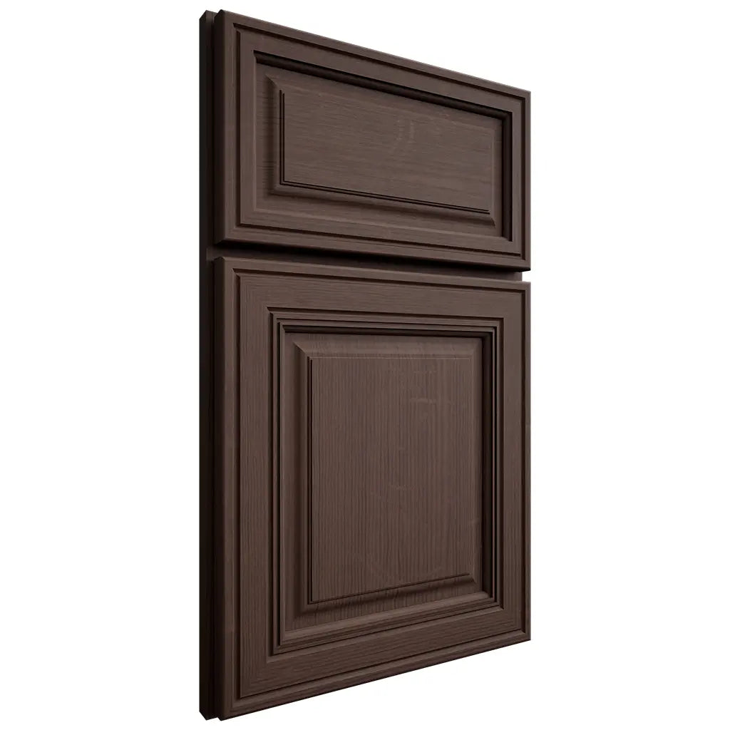 Shiloh Cabinetry Full Overlay Savannah White Oak Quarter Sawn Dusk Door