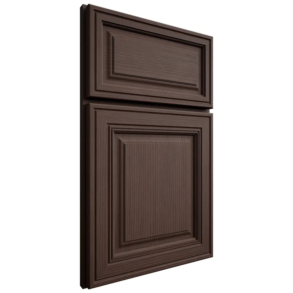 Shiloh Cabinetry Full Overlay Savannah White Oak Rift Cut Dusk Door