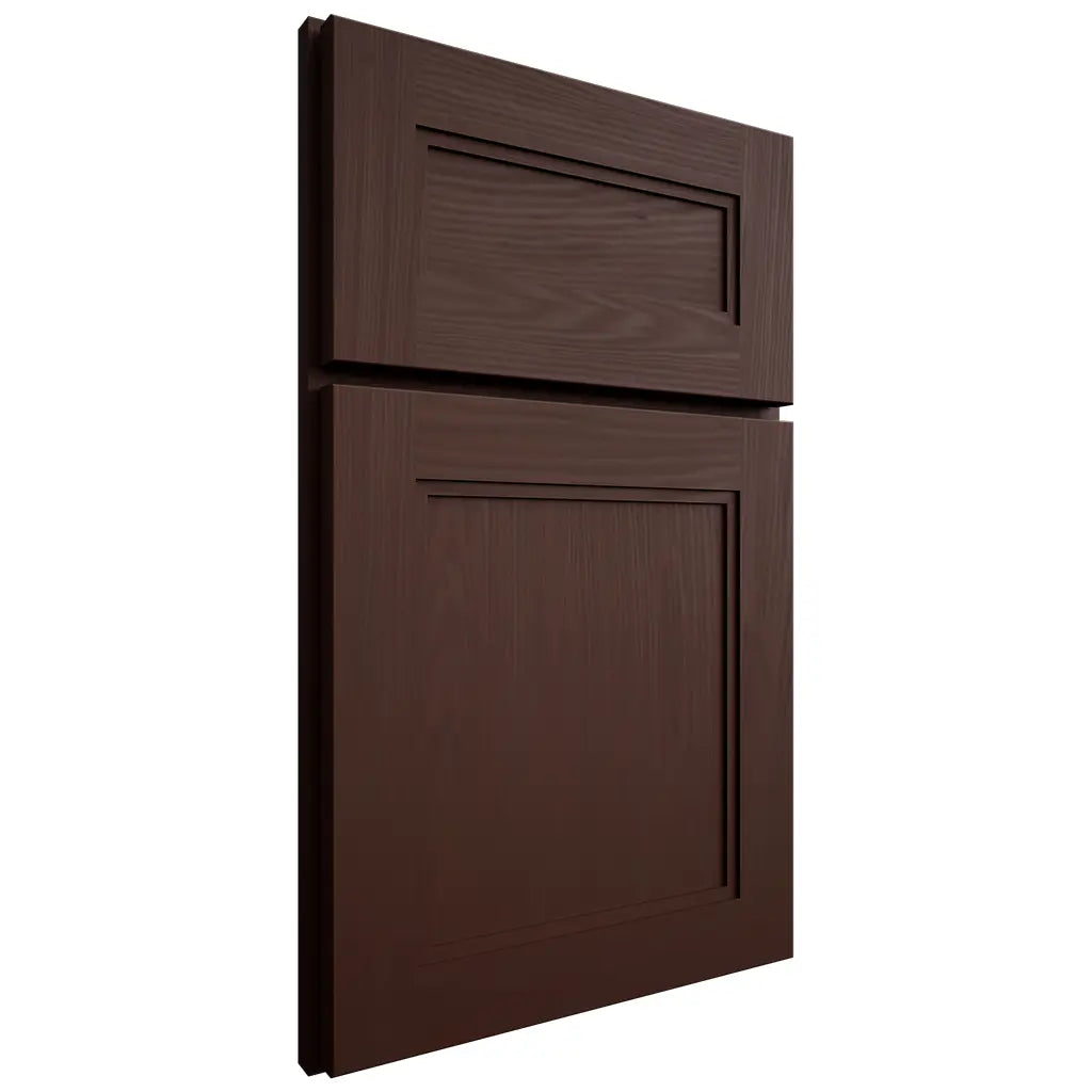 Shiloh Cabinetry Full Overlay Scottsdale Alder Plain Cut Umber Door