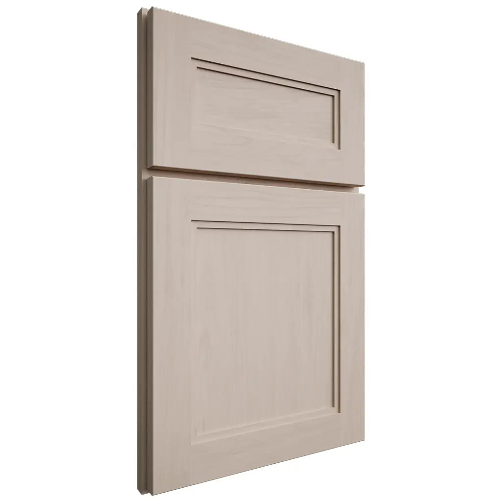 Shiloh Cabinetry Full Overlay Scottsdale Alder Plain Cut White Sands Door