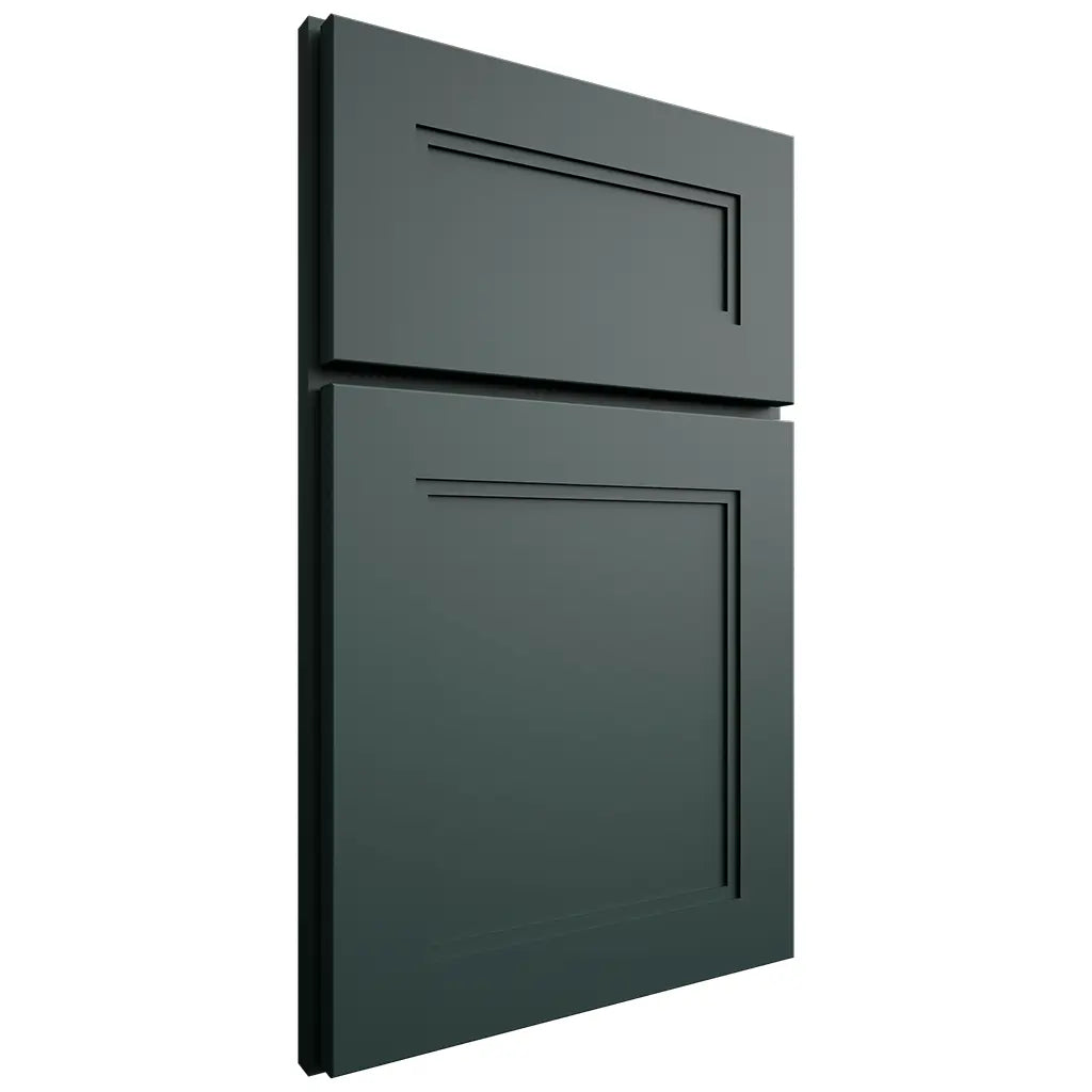 Shiloh Cabinetry Full Overlay Scottsdale Paintable Billiard Green Door