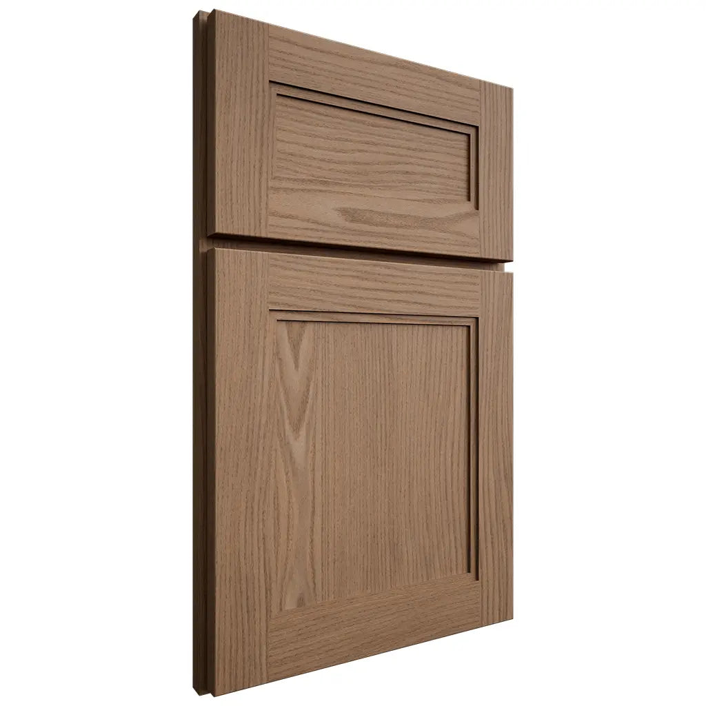 Shiloh Cabinetry Full Overlay Scottsdale White Oak Plain Cut Medium Door