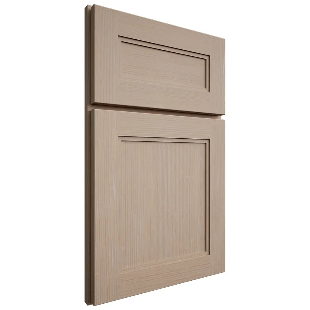 Shiloh Cabinetry Full Overlay Scottsdale White Oak Quarter Sawn Straw Door