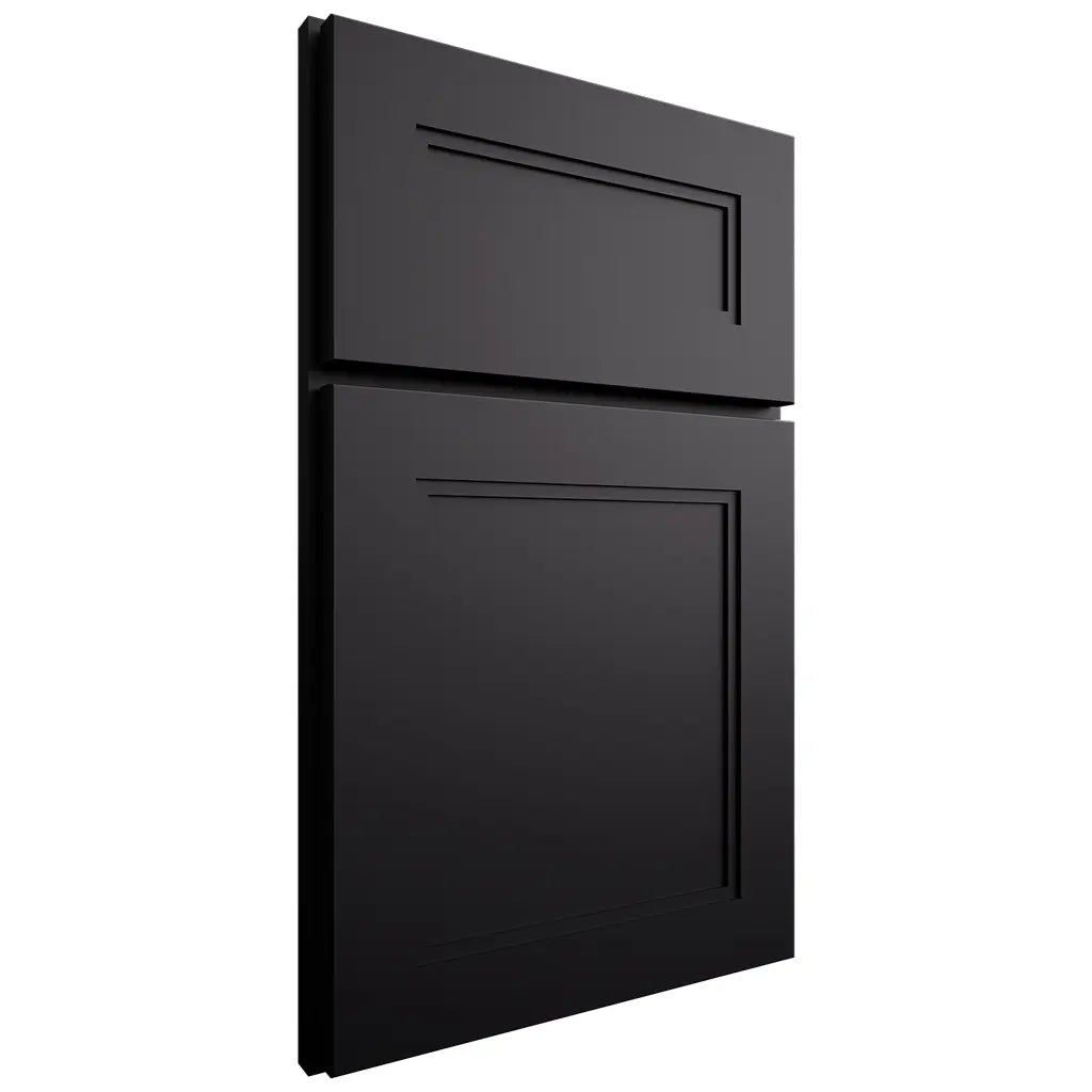Shiloh Cabinetry Full Overlay Scottsdale One Paintable Black Door