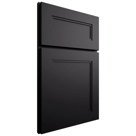 Shiloh Cabinetry Full Overlay Scottsdale One Paintable Black Door
