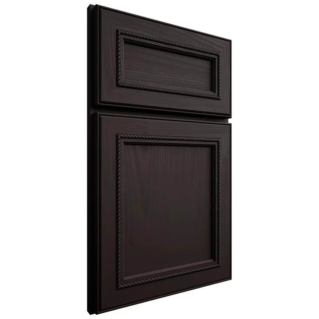 Shiloh Cabinetry Full Overlay Shelby Alder Plain Cut Espresso Door