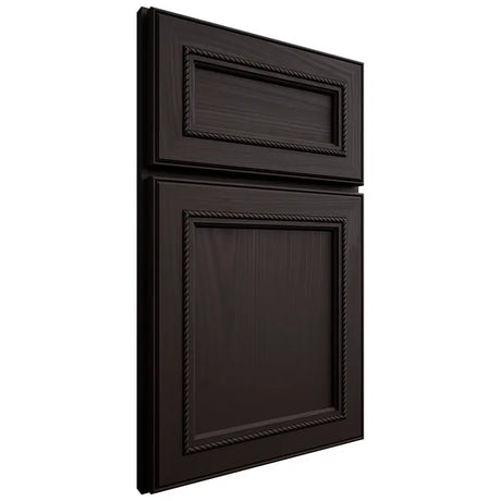 Shiloh Cabinetry Full Overlay Shelby Alder Plain Cut Espresso Door