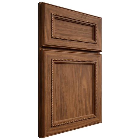 Shiloh Cabinetry Full Overlay Shelby Cherry Plain Cut Carob Door