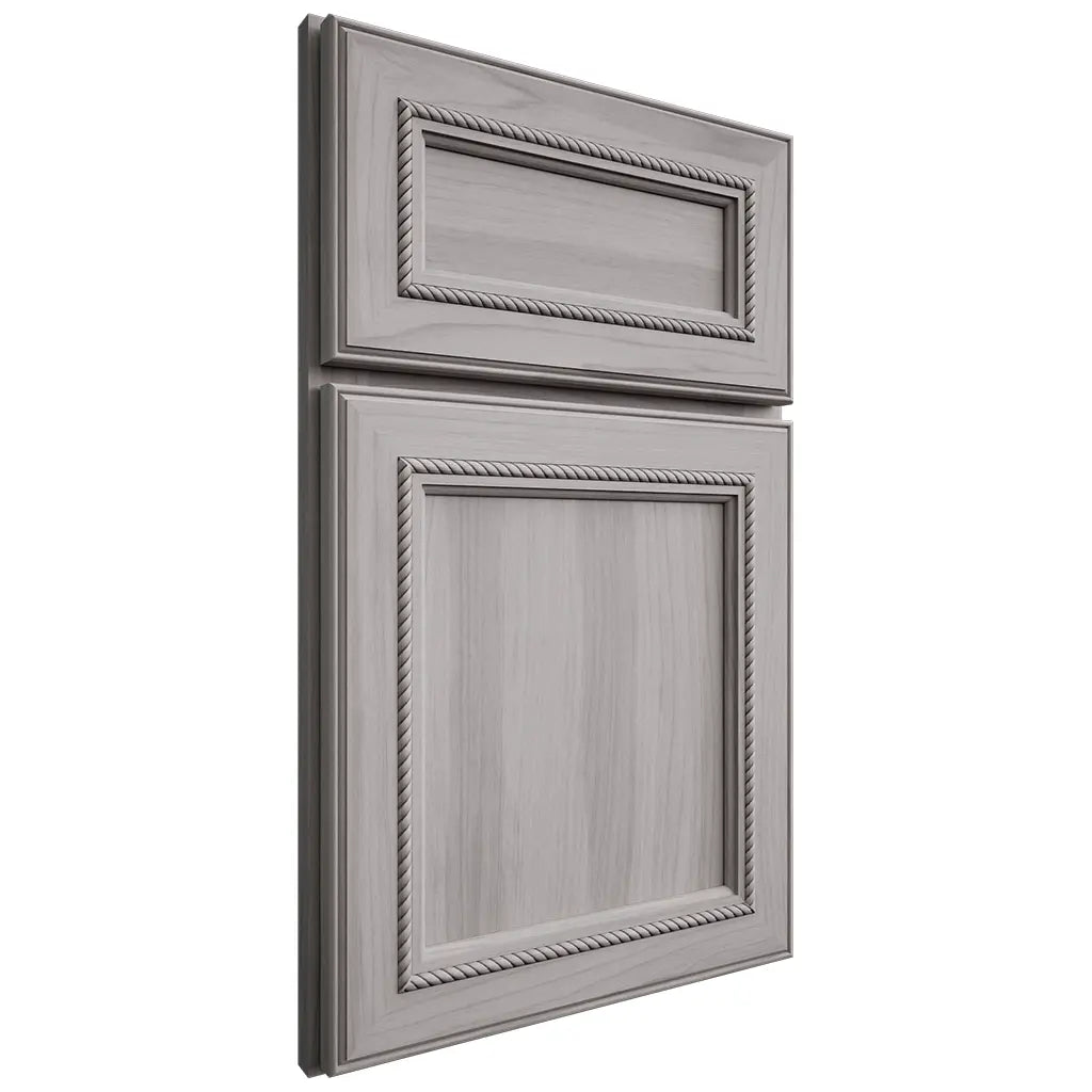 Shiloh Cabinetry Full Overlay Shelby Hickory Plain Cut Stratus Door
