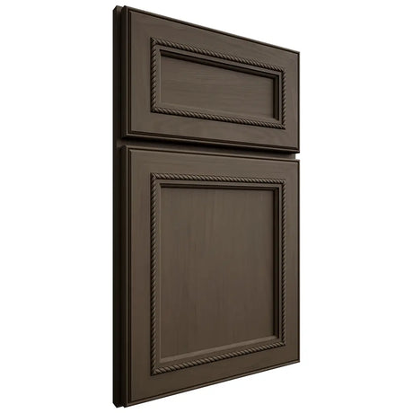 Shiloh Cabinetry Full Overlay Shelby Maple Plain Cut Perfect Brown Door