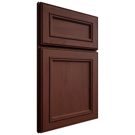 Shiloh Cabinetry Full Overlay Shelby Maple Plain Cut Sable Door